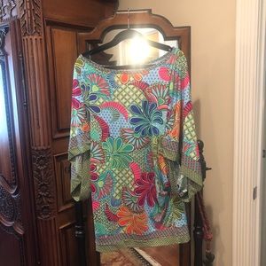 New with tags Trina Turk mini dress/cover up sz L